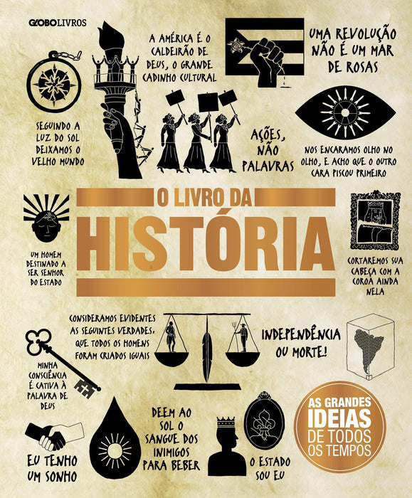 O livro da história (Português) Capa dura