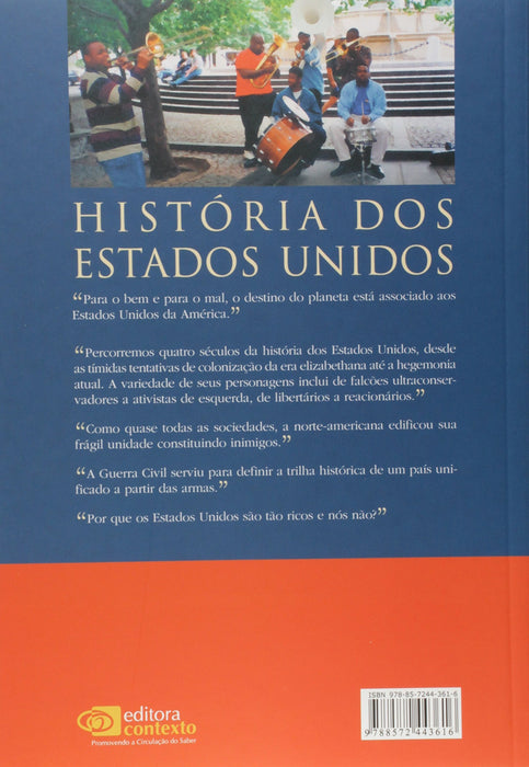 História dos Estados Unidos: Das origens ao século XXI (Português) Capa comum