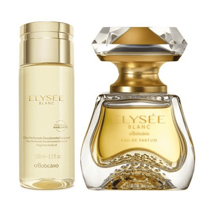 Kit Elysée Blanc: Eau De Parfum 50ml + Perfumed Oil Deodorant Body 150ml - o Boticario