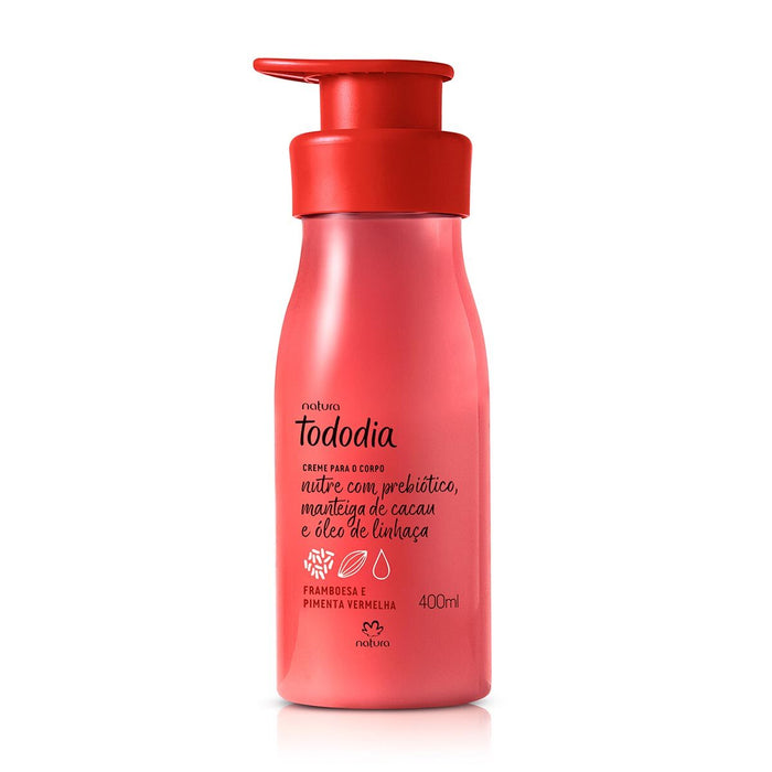 Natura TODODIA Framboesa Pimenta Vermelha / Deodorant Body Moisturizing And Red Pepper - 400ml