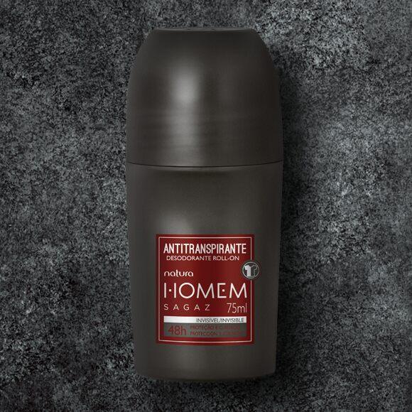 Natura HOMEM Sagaz / Deodorant Antitranspirante Roll-on Sagacious Man - 75 Ml