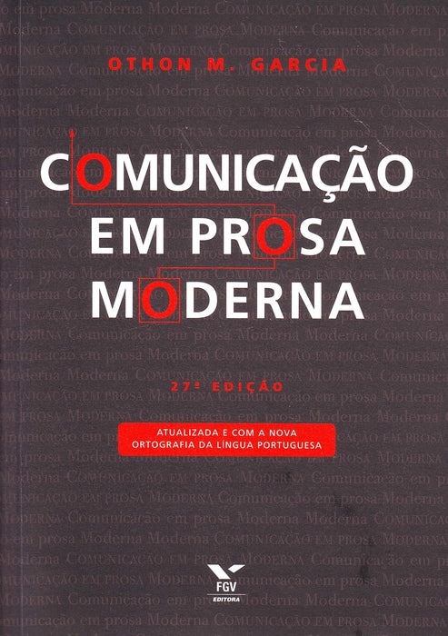 Comunicação em Prosa Moderna (Português) Capa comum