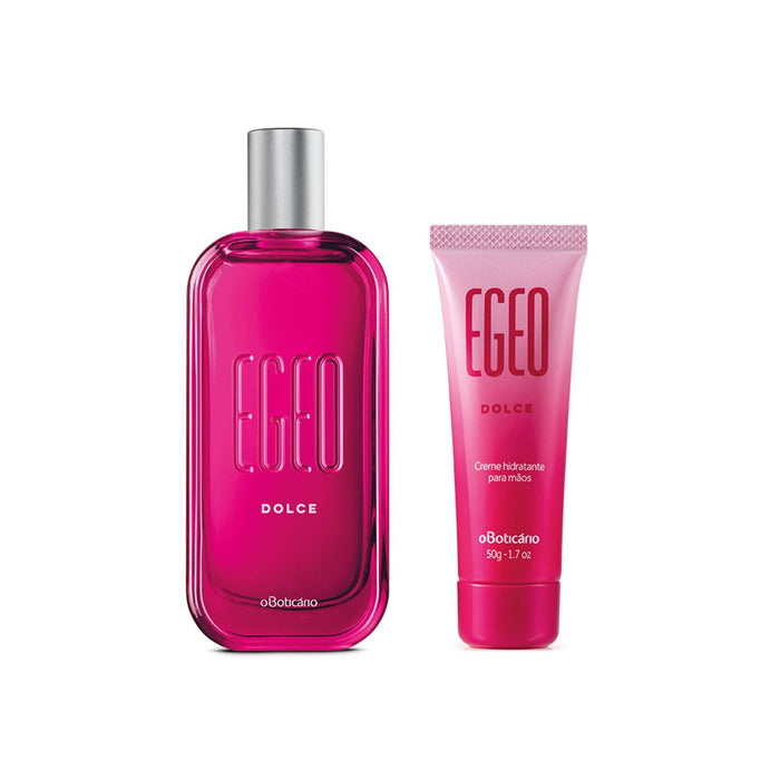Kit Egeo Dolce: Deodorant Cologne 90ml + Cream For Hands 50g - o Boticario