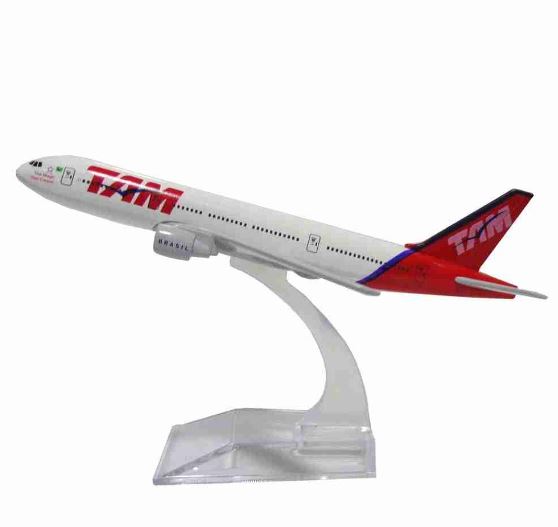 Original Commercial Airplane Tam Boeing 777 Miniature Collection Figure Art