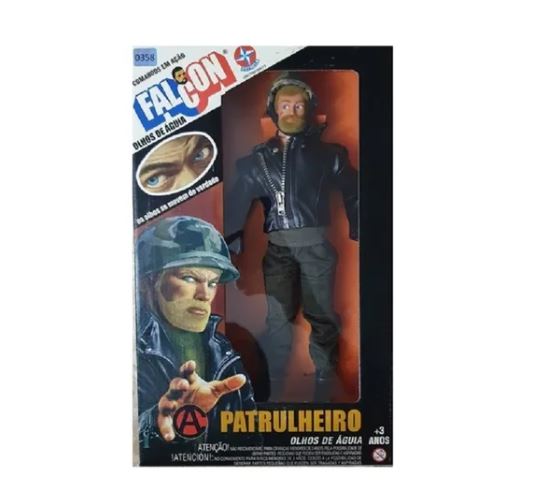 Estrela Falcon Eagle Eyes Articulated Miniature Patrolman Collectible Doll Toy