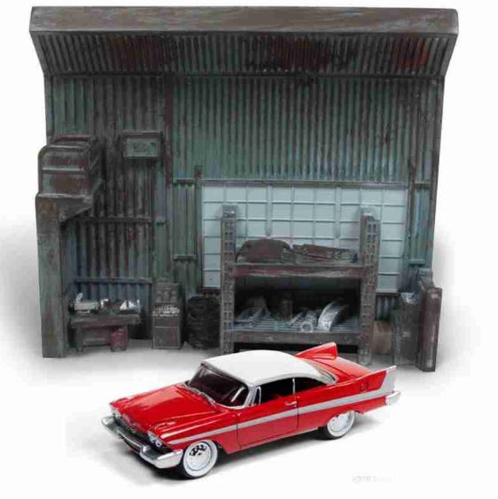 Diorama Christine The Killer Car 1:64 Johnny Lightning Miniature Collection