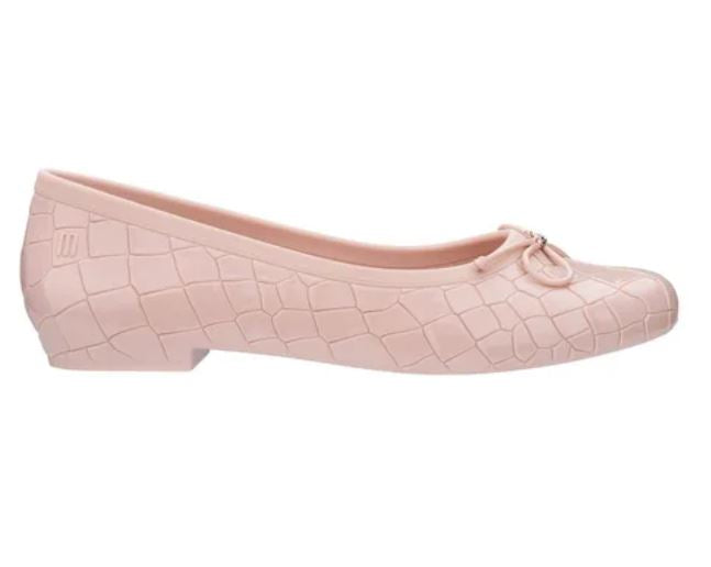 Melissa Vivienne Westwood Anglomania + Margot Ballerina Light Pink Slipper Shoe