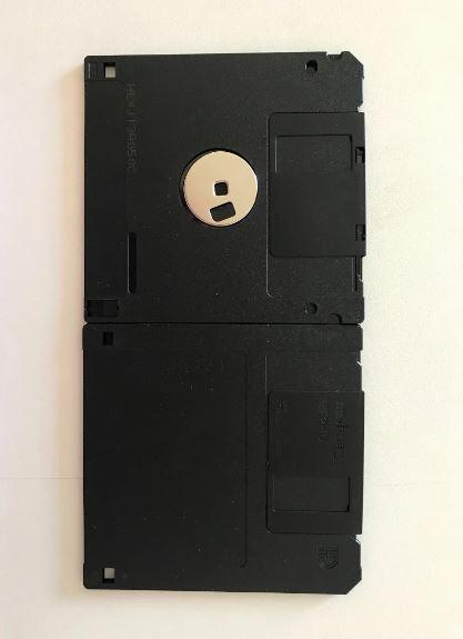 New Nashuatec 3 1/2" HD 1.44 MB Black Diskette Box 10 units