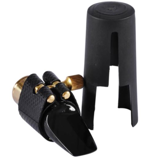 Ever-ton Metal Ring 7 Alto Sax Mouthpiece w/ Lig & Cap