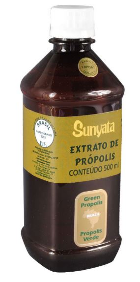 Brazilian Original Bee Alcoholic Propolis Extract Sunyata Golden 500ml - Pon Lee