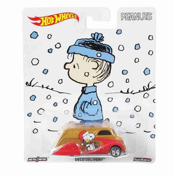 Deco Delivery Snoopy Peanuts 1:64 Hot Wheels Pop Culture Miniature Collection