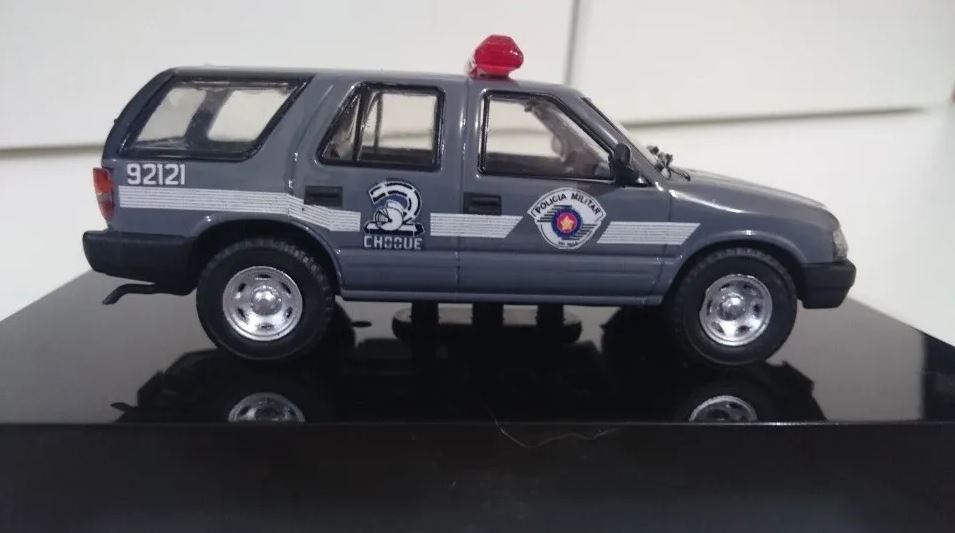 Original Brazilian São Paulo Grey Police Car Blazer Shock Miniature Collection
