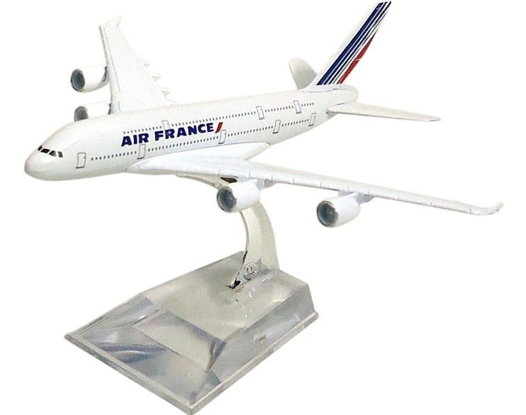 Air France Airbus A380 Metal Miniature Commercial Plane Miniature Collection
