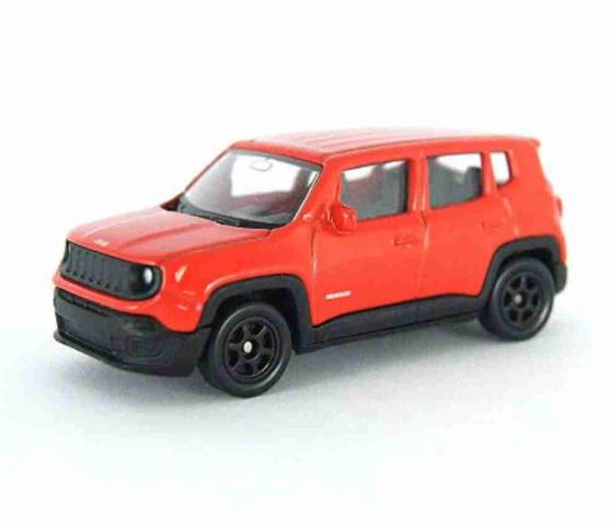 Jeep Renegade Red 1:64 California Toys Welly Miniature Collection Figure Art