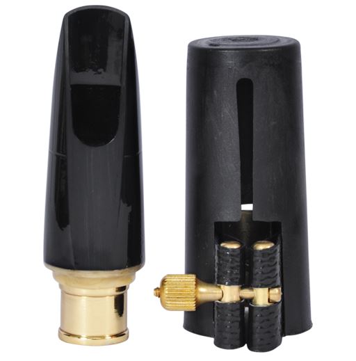Ever-ton Extreme 7 Gold Sax Alto Mouthpiece w/ Lig & Resonator