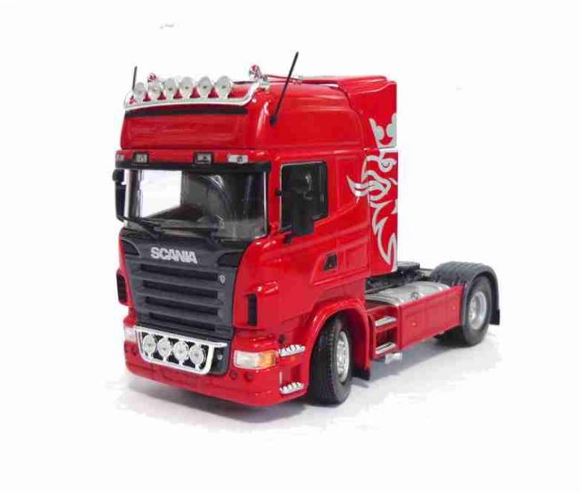 Scania R580 Limited Edition 1:50 Red Universal Hobbies Miniature Car Collection