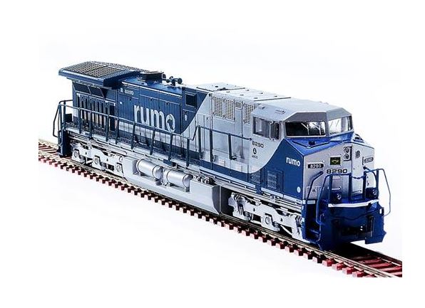 Miniature Electric Locomotive AC44i RUMO Phase II 3073 8320 HO 1:87 Frateschi
