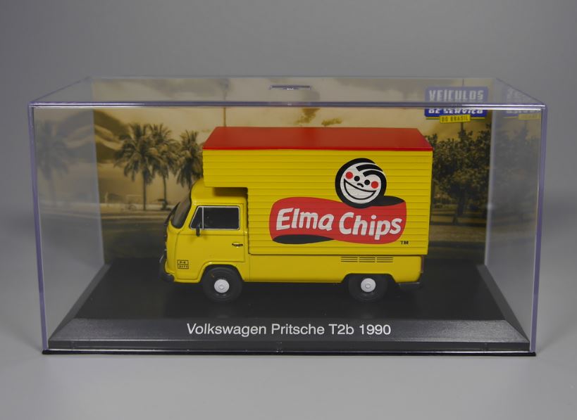 Original Brazilian Kombi Car Elma Chips Pritsche t2b 1990 Collection Miniature
