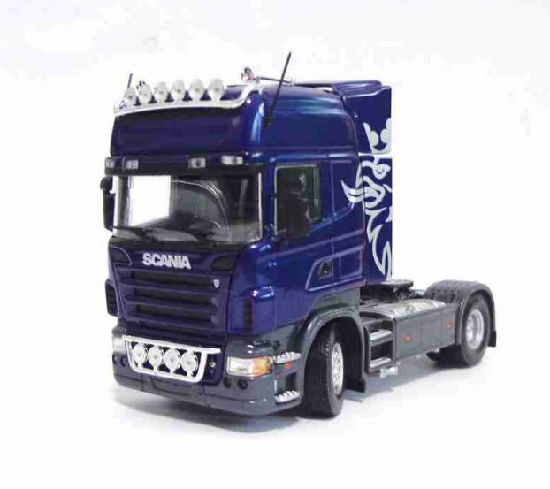 Scania R580 Limited Edition 1:50 Blue Universal Hobbies Car Miniature Collection