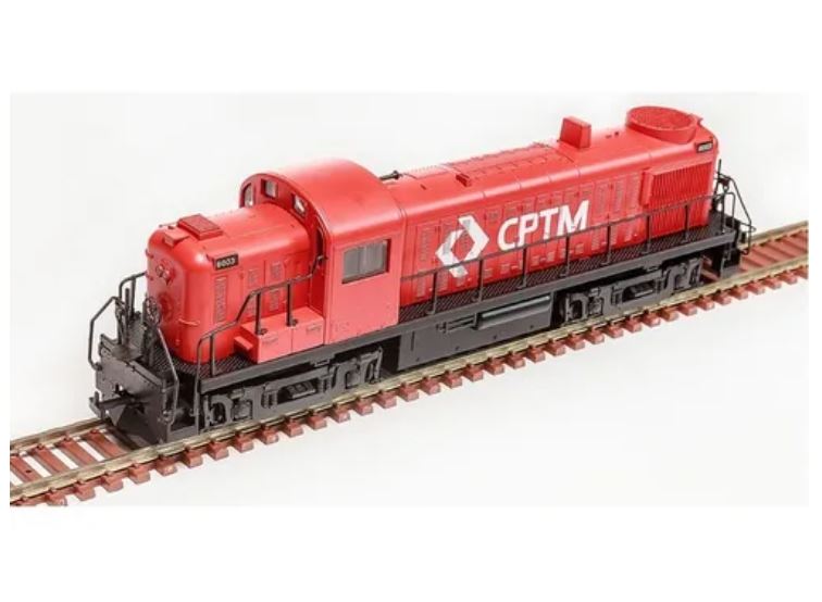 Original Miniature Collection Frateschi Rs3 Cptm 3085 Locomotive HO Scale 1:87
