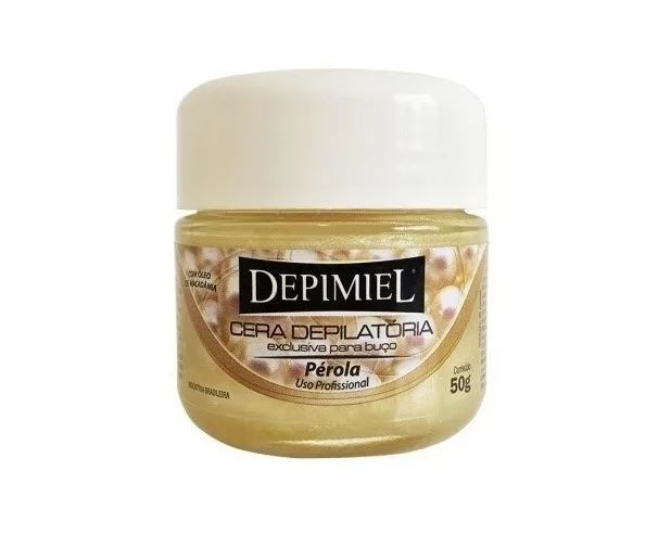 Brazilian Depimiel Pearl Fluff Wax Macadamia Depilation Hair Removal Waxing 50g