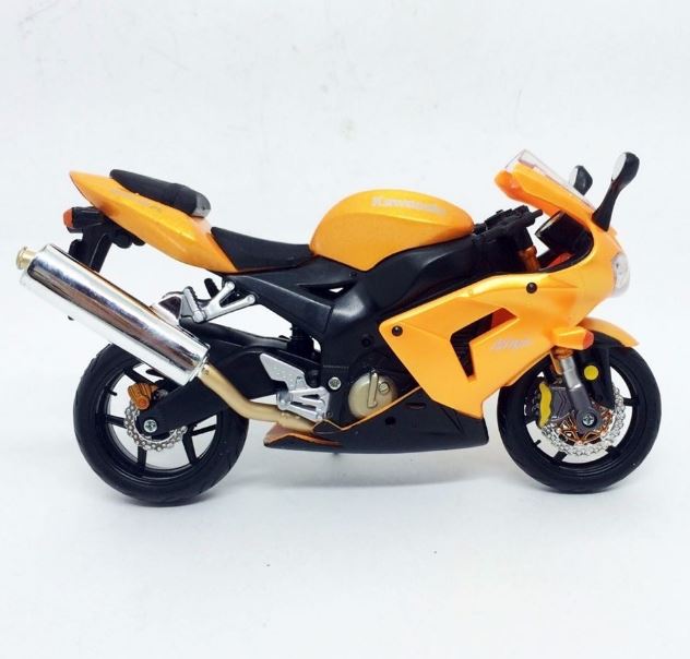 Kawasaki Ninja Zx-10r 1:12 Maisto Orange Motorcycle Metal Miniature Collection