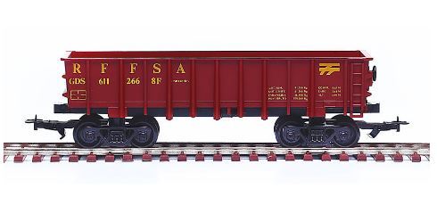 Gondola Ore Wagon RFFSA 2034 FRATESCHI Miniature Collection Modeling Figure