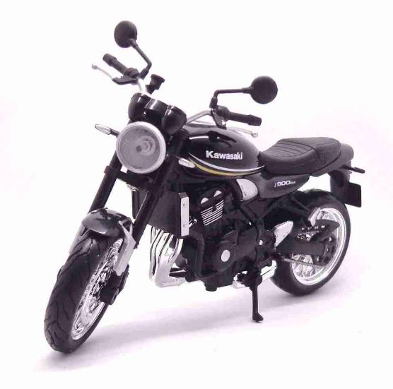 Kawasaki Z900RS 1:12 Maisto Black Metal Motorcycle Miniature Collection Figure