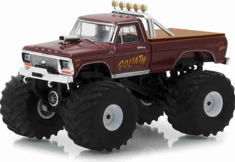 King Of Crunch Ford F250 1979 Goliath 1:64 Greenlight Metal Miniature Collection