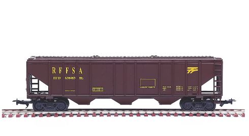 Closed Hopper Wagon RFFSA 2048 FRATESCHI Miniature Modeling Collection Figure