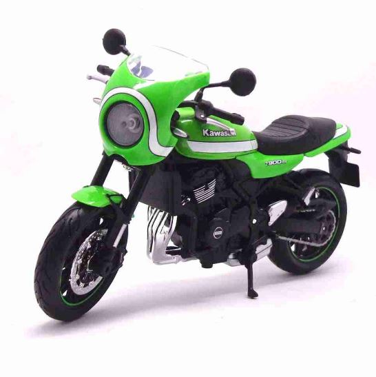 Kawasaki Z900RS Cafe 1:12 Maisto Green Metal Motorcycle Miniature Collection
