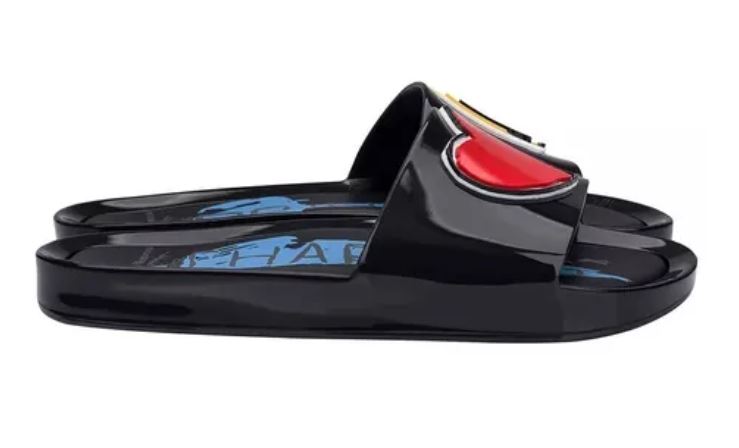 Melissa Beach Slide II Black + Vivienne Westwood Anglomania Slipper Shoe Sandal