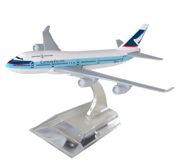Cathay Pacific Boeing 747 Metal Commercial Plane Miniature Collection Figure