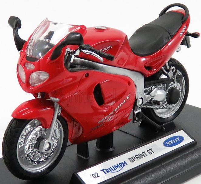 Triumph Sprint St 2002 1:18 Welly Metal Motorcycle Miniature Collection Figure