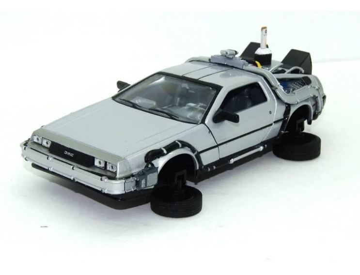 Delorean Back To The Future Movie Car Miniature Collection 2 1/24 Welly