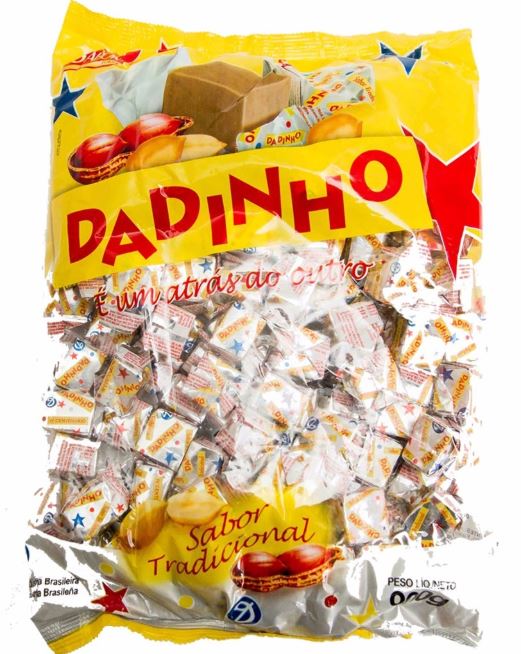 Brazilian Original Traditional Dadinho Peanut Sweet Candy 900g - Dizioli
