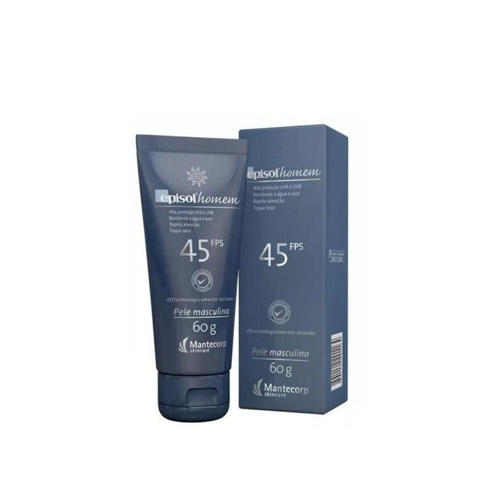 Mantecorp Sunscreen Episol Men 45 SPF Skin Care Protection 2.11 oz (60g)