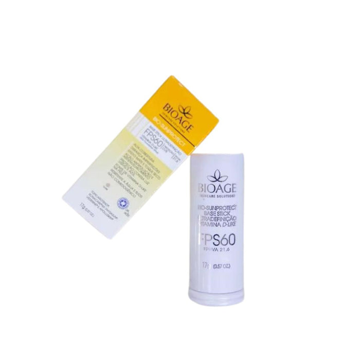 Bioage Sun Protection Sunscreen SPF 60 Light Beige Base Stick - 0.6 oz (17g)