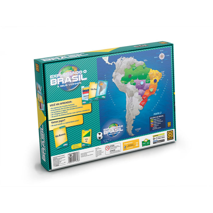 Jogo Explorando o Brasil / Game exploring Brazil - Grow
