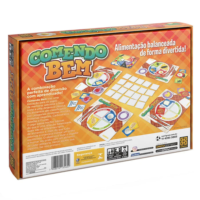 Jogo Comendo Bem / Game eating well - Grow
