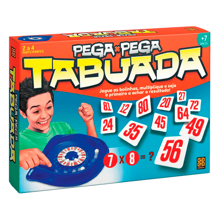 Jogo Pega/Pega Tabuada / Game handle/handle - Grow