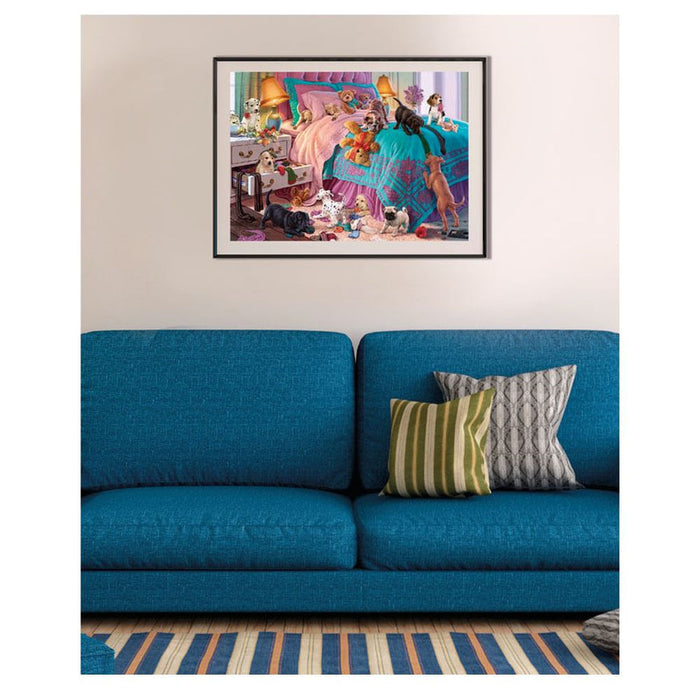 Puzzle 1500 peças Filhotes em Ação / Puzzle 1500 pieces puppies in action - Grow