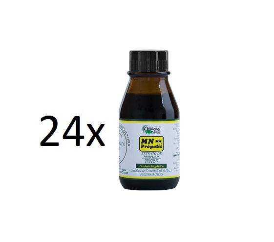 Lot of 24x30ml Original Brazilian Bee Organic Propolis Extract - MN Propolis