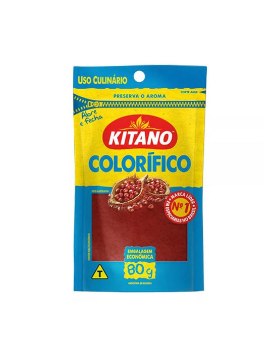 Lot 5 x 80g Original Brazil Urucum Colorífico Spice Colorau Coloring - Kitano