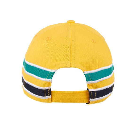 Original Brazilian Ayrton Senna Fan Collection Helmet Cap Unisex Yellow Unique
