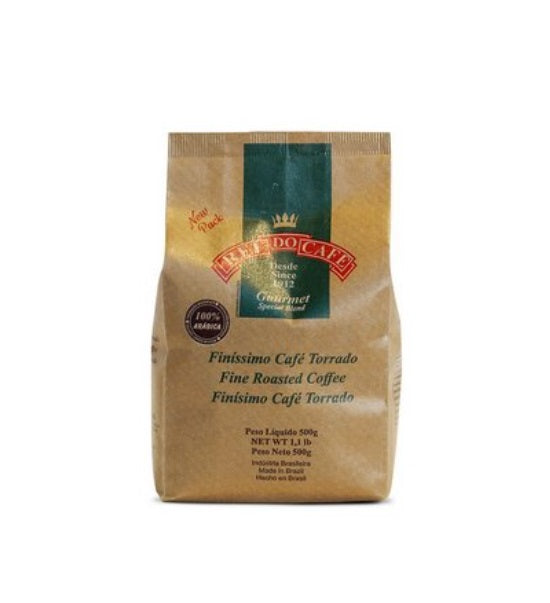 Brazilian Original Rei do Café Gourmet Organic Coffee Espresso Grain Size 500g