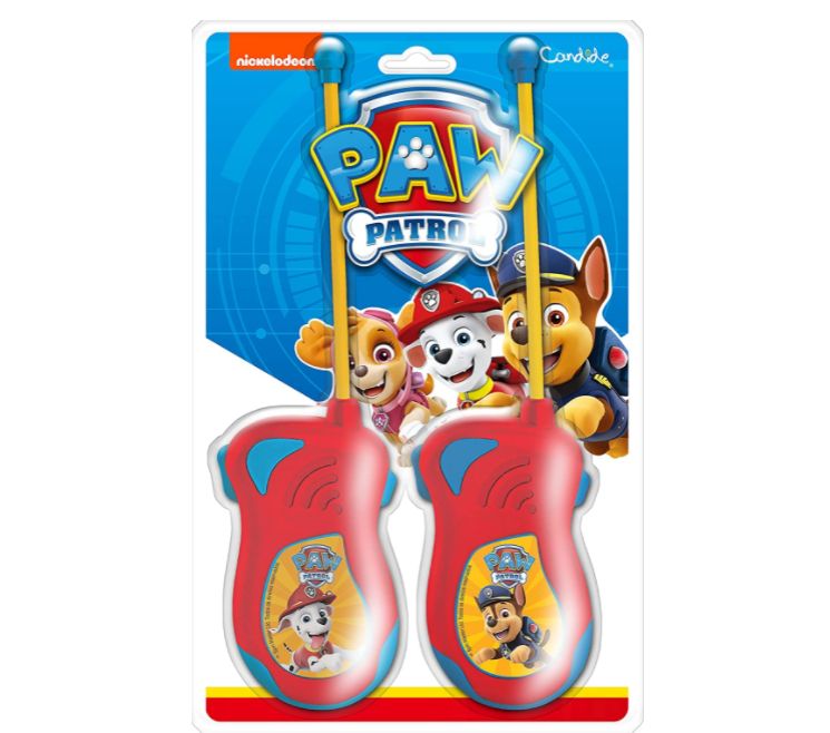 Brazilian Original Paw Patrol Walkie Talkie Toys Kids Fun Play Set 2 Pcs - Candide