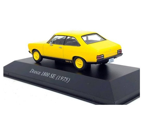 Original Dodge 1800 SE 1974 Polara Yellow Car IXO Brazilian Collection Miniature