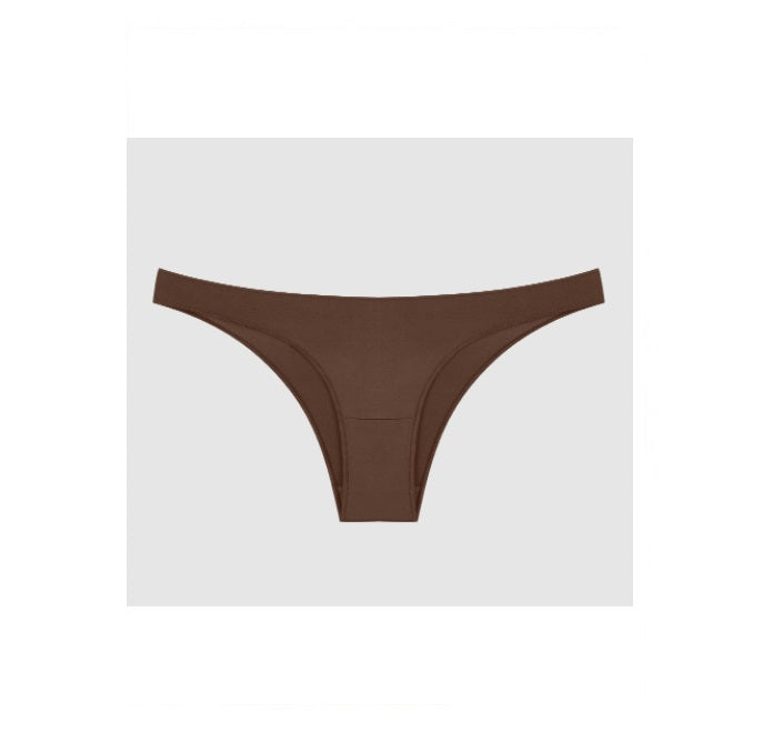 Lot of 3 Hope Touch Microfiber Bikini Panty Brown Cotton Underwear Brazilian
