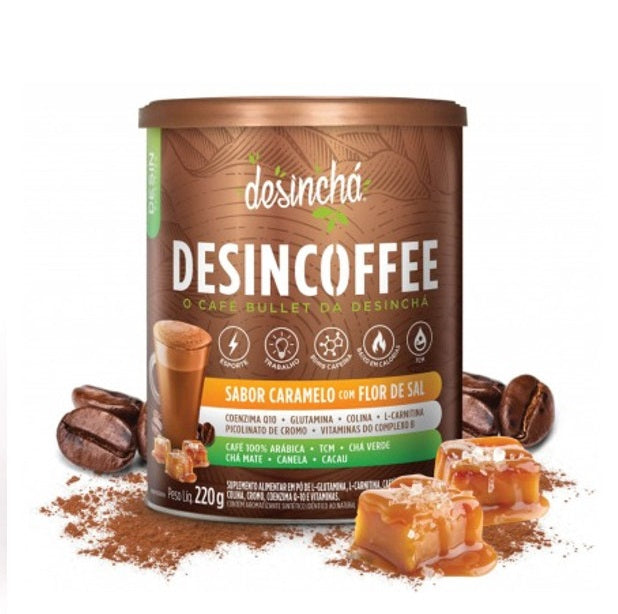 Desincoffee Caramel Salt Flower Flavor Arabica Bullet Coffee 220g - Desin